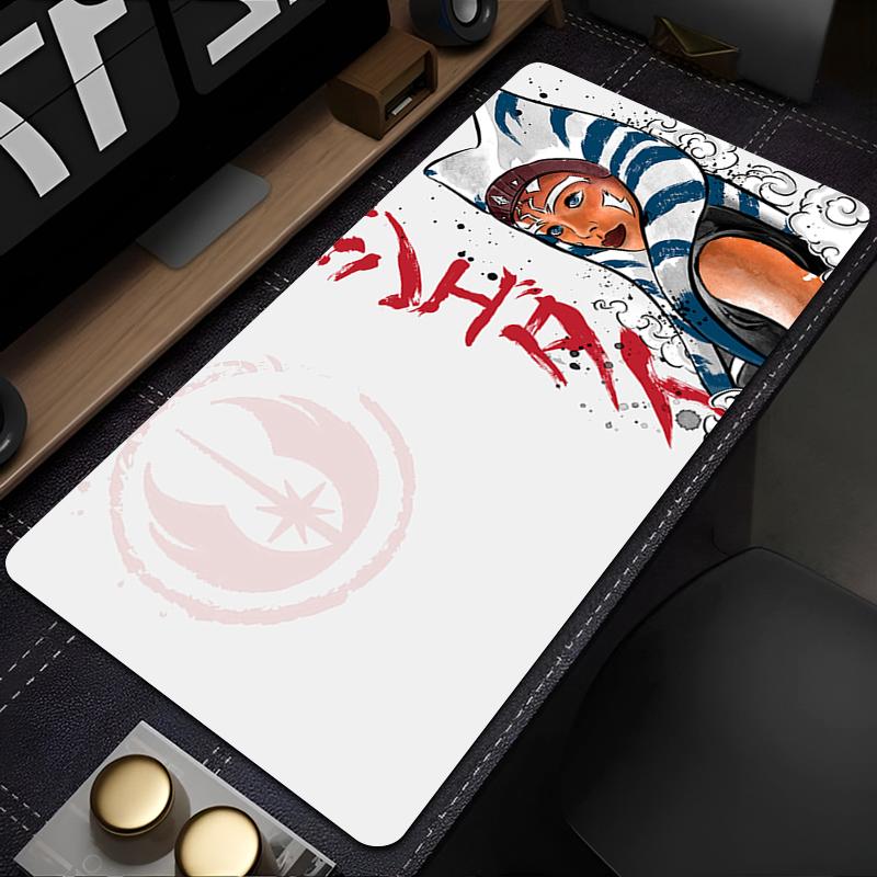 Star Wars Ahsoka Tano Anime Mouse Pad Gamer Keyboard Pad Desk Mouse Mat Carpet Rubber Tapis Souris Gaming Notbook PC Mousepad