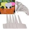 Family & Garden 50Pcs Plastic Plant T Shape Tags Markers Nursery FlowerDecoration