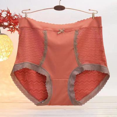 Женские трусы кружевные с высокой талией, однотонные, тонкие, с утягивающим эффектом, эластичные, бесшовные, с хорошей воздухопроницаемостью, повседневные спортивные трусы