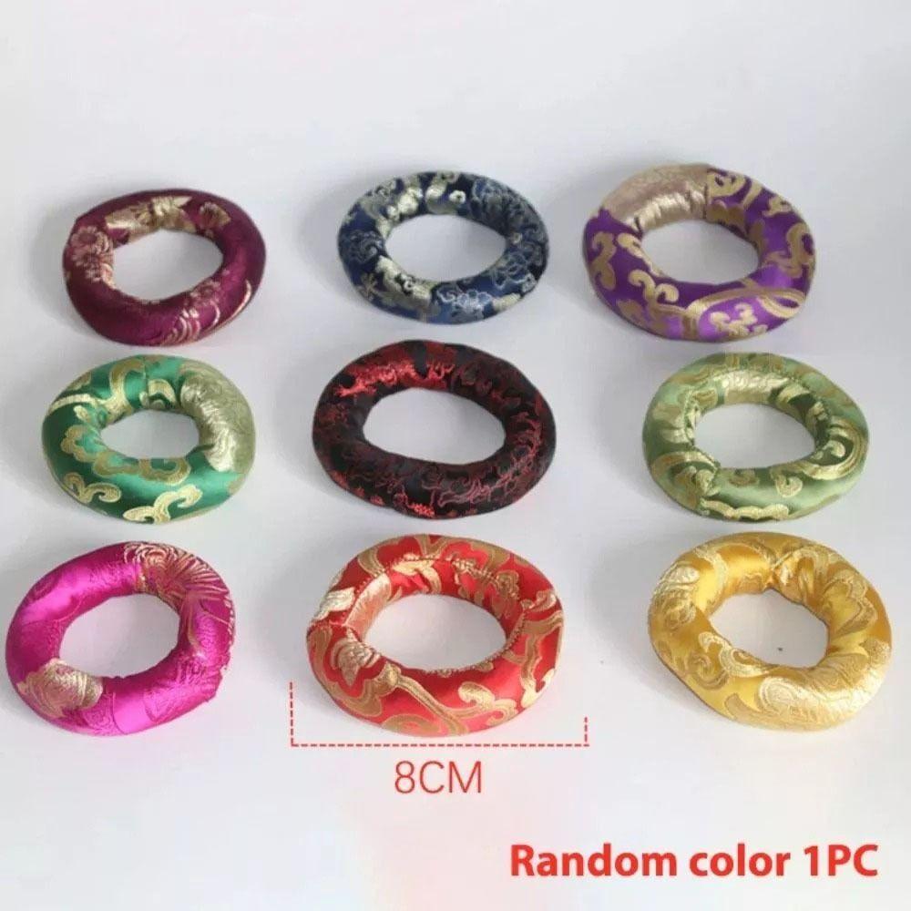 Мягкий коврик для поющей чаши, подушка для тибетской поющей чаши разных цветов, новая подушка для тибетской поющей чаши