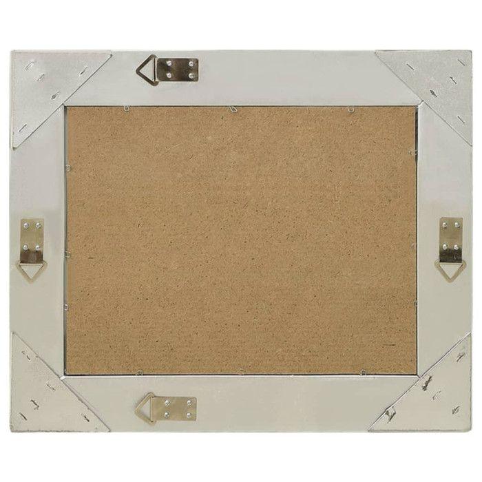 VidaXL Wall Mirror Baroque Style 50x40 Cm Silver 320310
