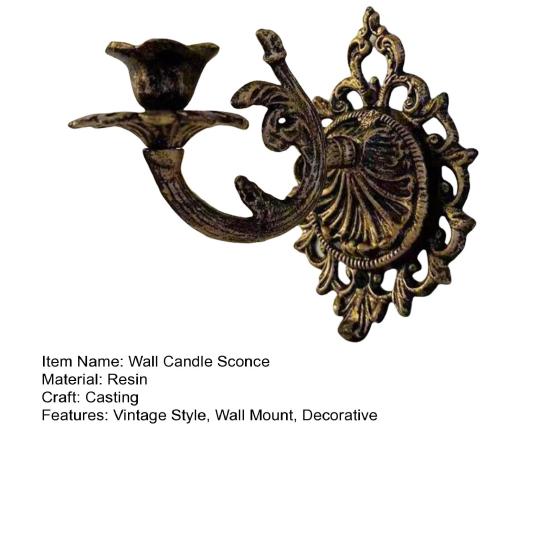 Винтажный настенный подсвечник Настенный подсвечник Гостиная