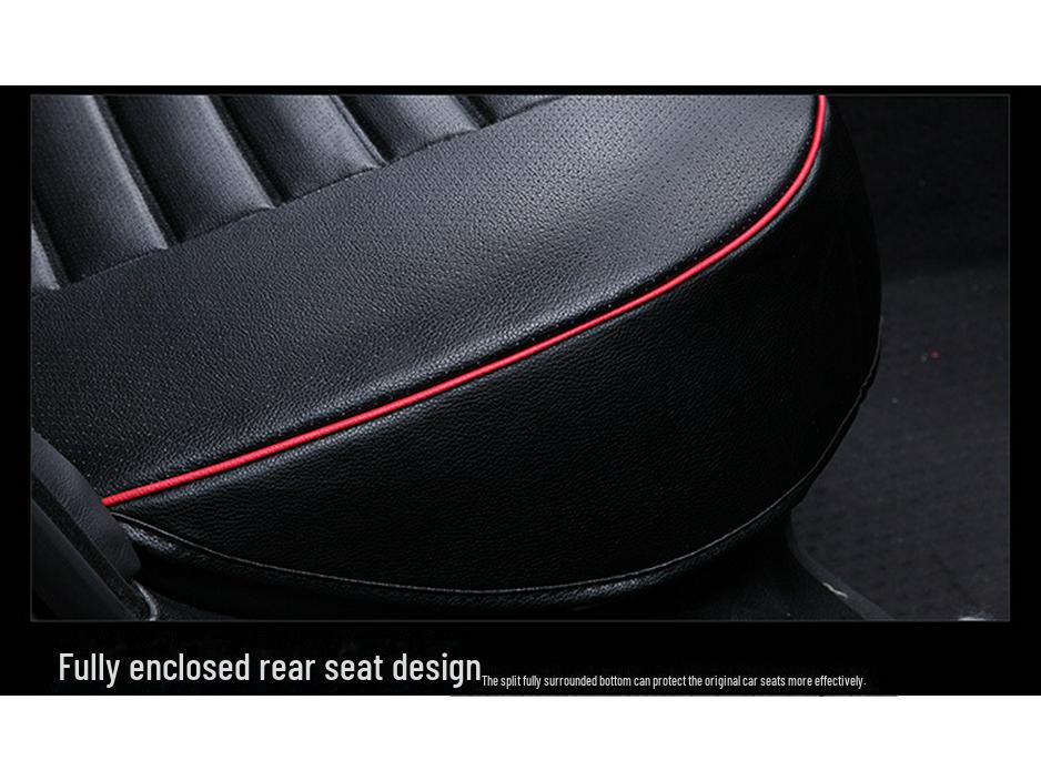 Комплект из 5-местных подушек для автомобильных сидений из дышащей микрофибровой кожи, всесезонный