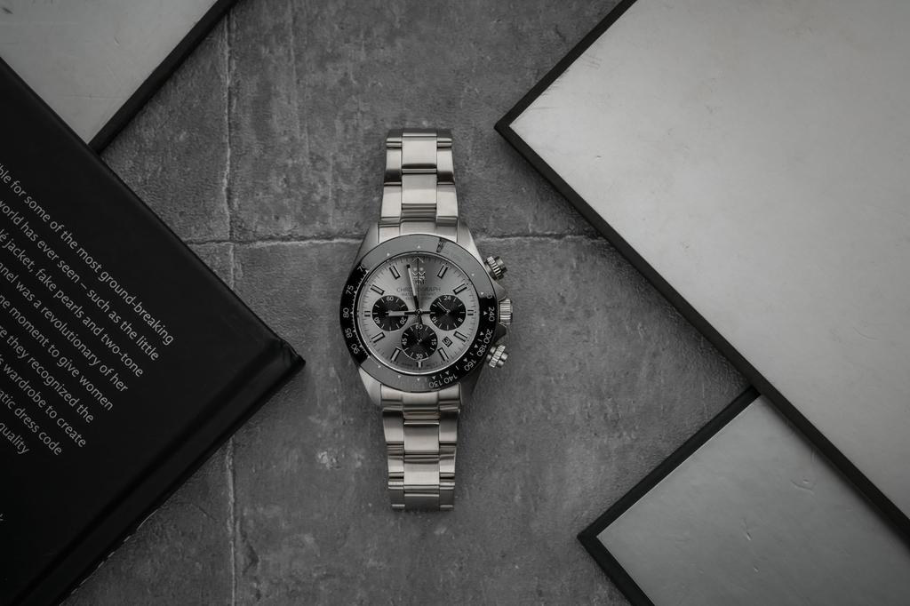 Хронограф Hyakuichi Керамический безель Серебристая панда SSV [HYAKUICHI 101] № 11 Дайверский