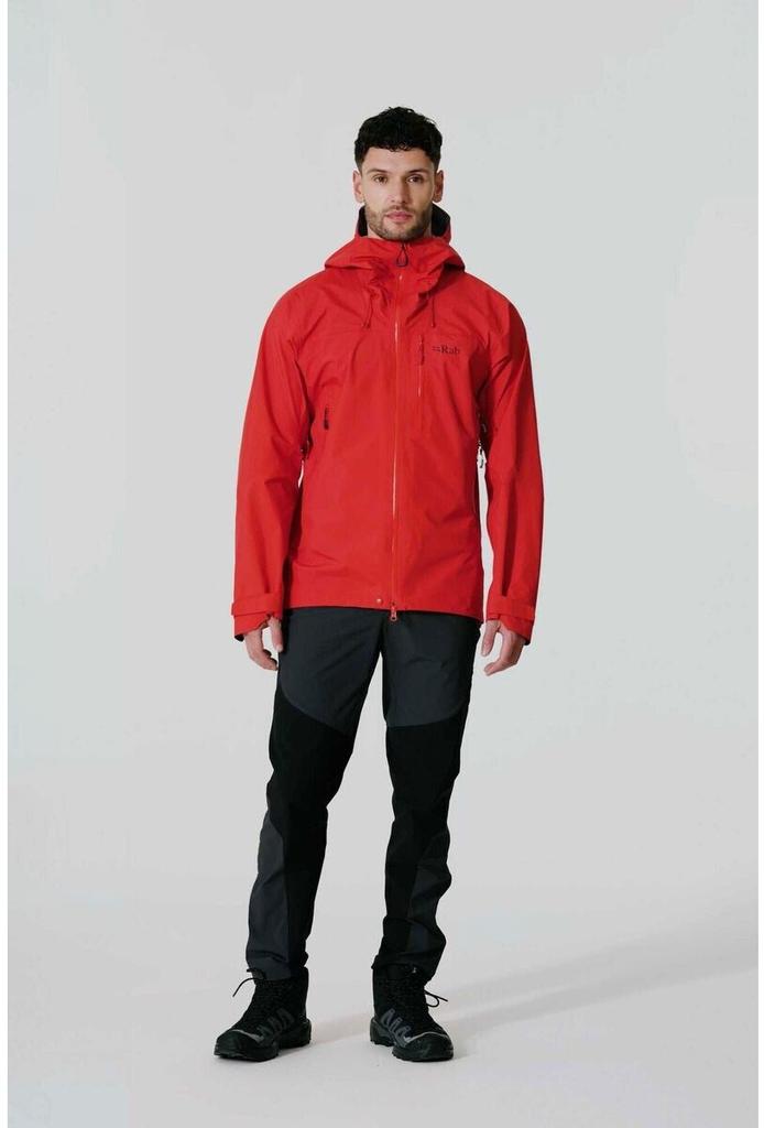 Куртка Rab Firewall Mountain Jacke rot schwarz