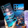 Чехол для телефона Funda для Samsung Galaxy S23 S24 Plus S10 S9 S20 S21 FE Note 20 Ultra 8 9 10 S25 Ultra с рисунком «Морской пейзаж»