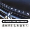 vhcp9 Car 3D ABS Letters Outlander Logo Decals Sticker For Mitsubishi Pajero Outlander XL Montero Lancer Triton Galant ASX Xpander