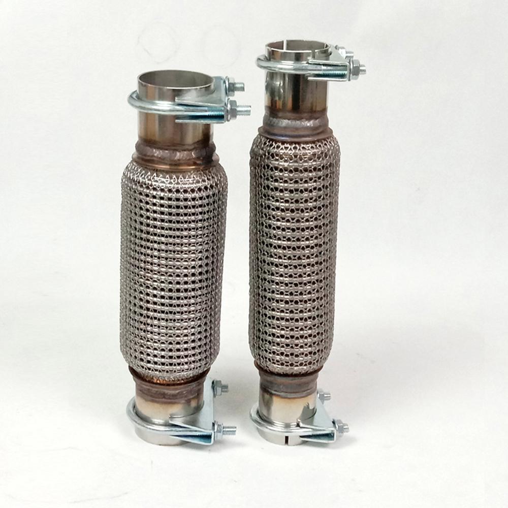 Universal non-welding high temperature resistant Five layer stainless steel exhaust flex pipe soft connection bellows hose clamp