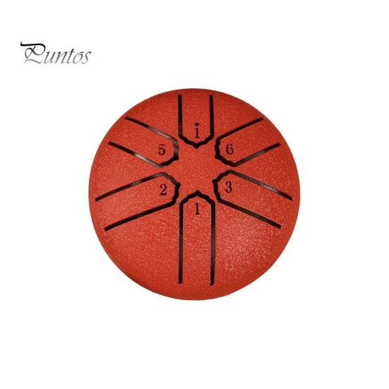 Стальной язычковый барабанчик Rain Chime 3 дюйма 6 нот мини-барабан Handpan Sound Healing Instrument Chakra Tank Drum для йоги, медитации