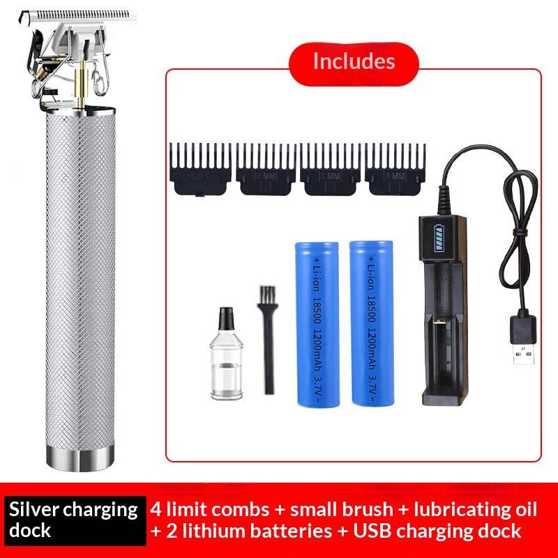 New multifunctional hair clipper electric clipper hair clipper hair clipper oil clipper shaving razor bald hair clipper rechargeable