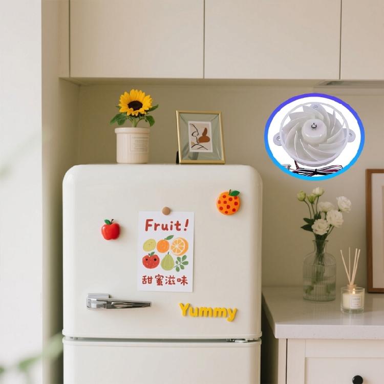 High performances Cooling Fan for Refrigerator Freezer DC12V with Strong Wind Power for Effective Cooling