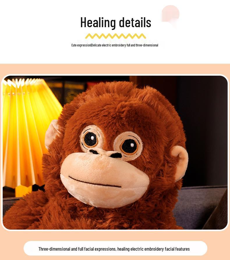 Long-Armed Gorilla Plush Toy: Creative Curtain Tieback and Hanging Monkey Doll