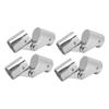 4Pcs Swivel Pipe Connector 25MM Stainless Steel Rugged Stable Boat Pipe Connector for Marine Yachts Inflatable Yachts