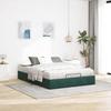 VidaXL Cadre de lit ottoman sans matelas vert foncé 140x200 cm velours, cadre de lit, cadre de lit ottoman, cadre de lit 3310970