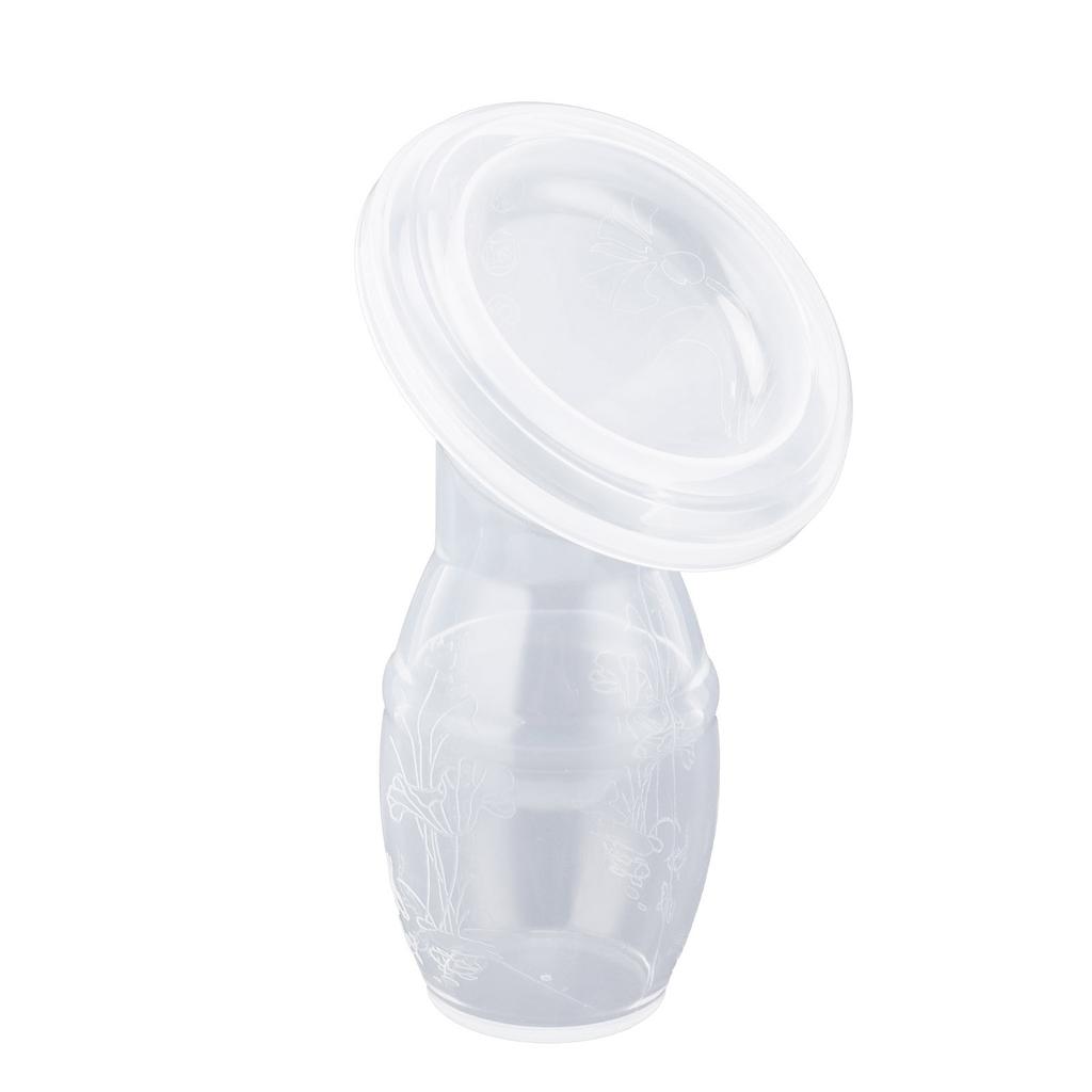 Новый модный пищевой силиконовый ручной насос для кормления грудью, бутылочка-коллектор, прозрачный