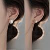 Pearl Stud Earrings Women's High-end New Earrings Light Luxury Niche Earrings