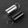 Container Pill Storage Box Healthy Care Keychain Medicine Organizers Aluminum Pill Bottle Pill Case