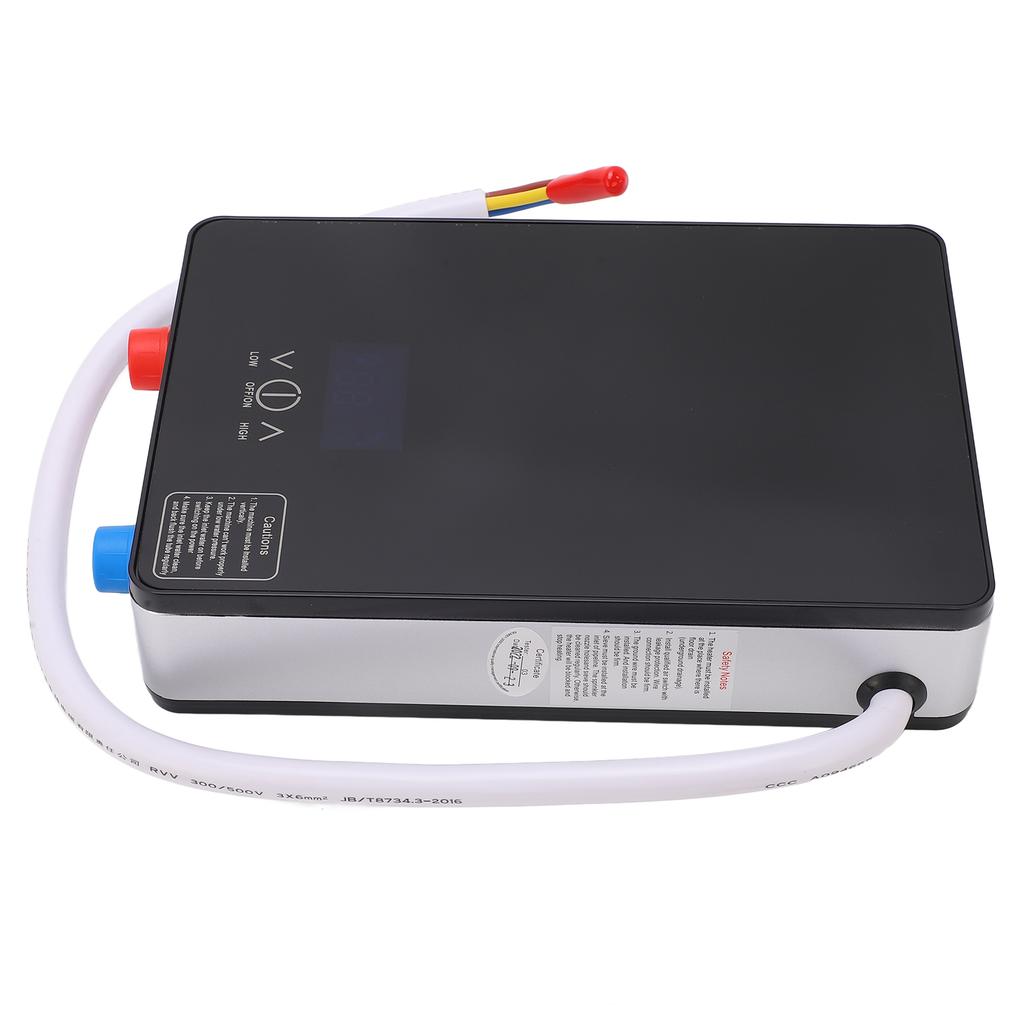 4500W Tankless Water Heater Electric Instant Hot Water Heater Household Bathroom 110V