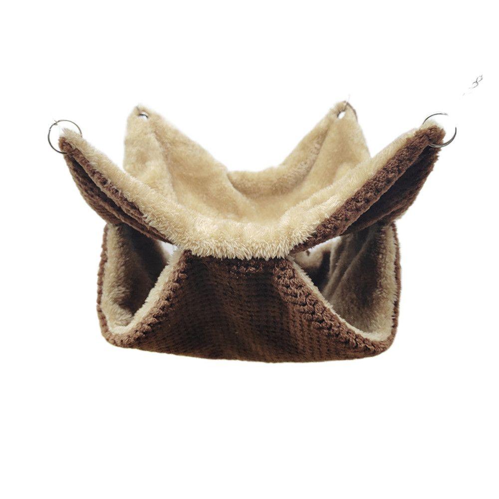 Pet Supplies Plush Hanging Hamster Cage Pet Hammock Squirrel Beds Pet Sleeping Bag