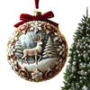 Fairy Tale Planet Christmas Tree Decoration Acrylic Flat Acrylic Hanging Decoration  Holiday Party