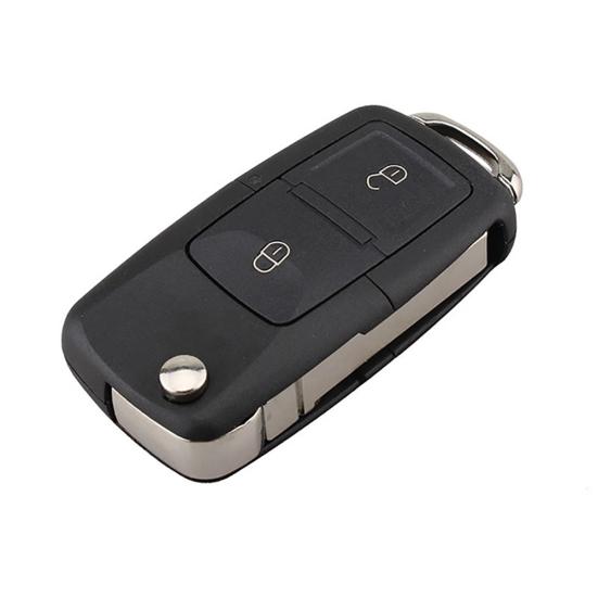 2 Buttons Flip Car Remote Key Fob 434MHz 48 Chip Uncut Blade for