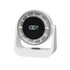 Wall-Mounted Rechargeable LED Display Fan - Compact for Dorm, Office, Home & Kitchen Air Circulation