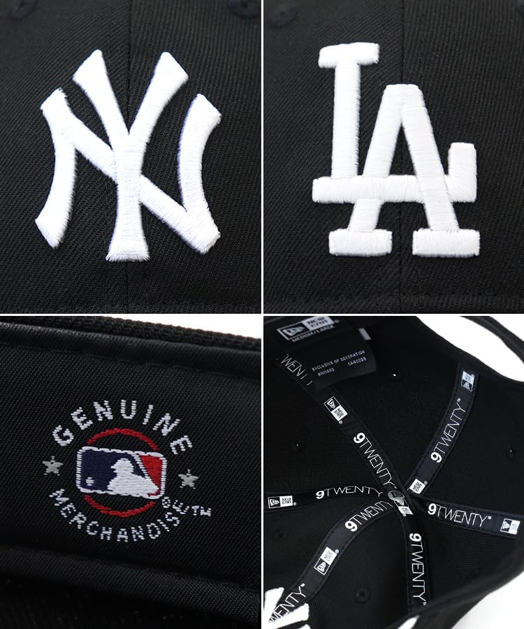 New Era 9TWENTY Длинный козырек Козырек от солнца MLB New York Yankees STYLISE Эксклюзивный Регулируемый Мужчины Женщины Черный Белый NY Один размер