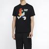 Nike Футболка с коротким рукавом и круглым вырезом с принтом в виде мультфильма «Алфавит», мужские топы черного цвета CW4003-010