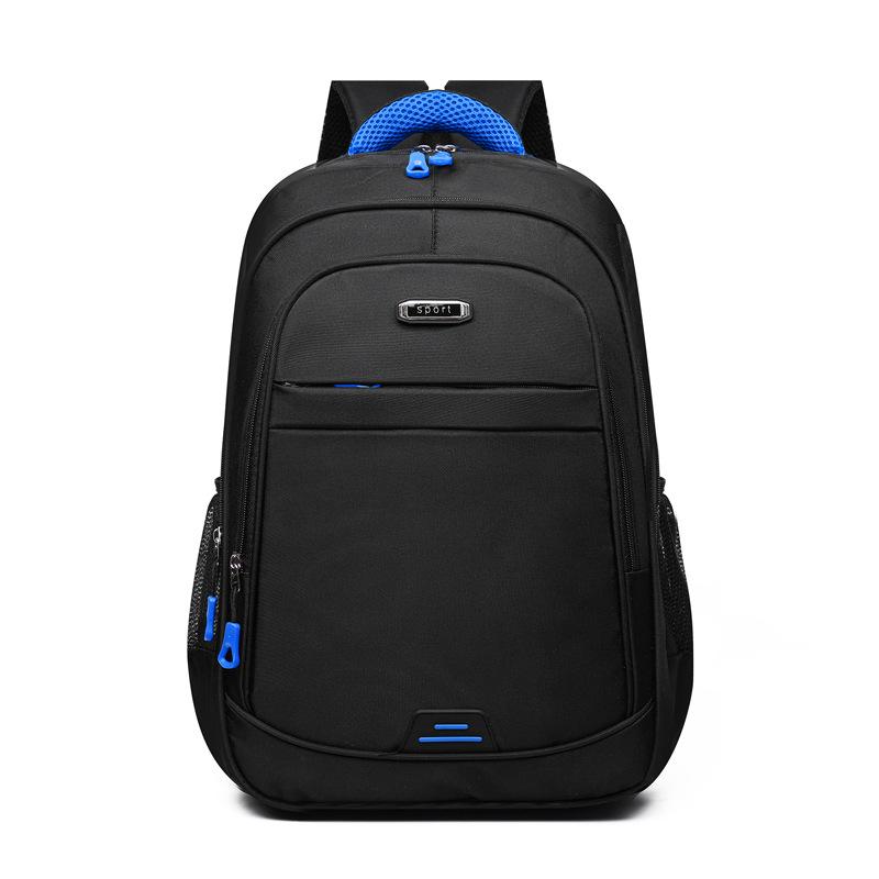 Мужской рюкзак большой вместимости, повседневный школьный рюкзак для студентов колледжа, простой дорожный компьютерный рюкзак