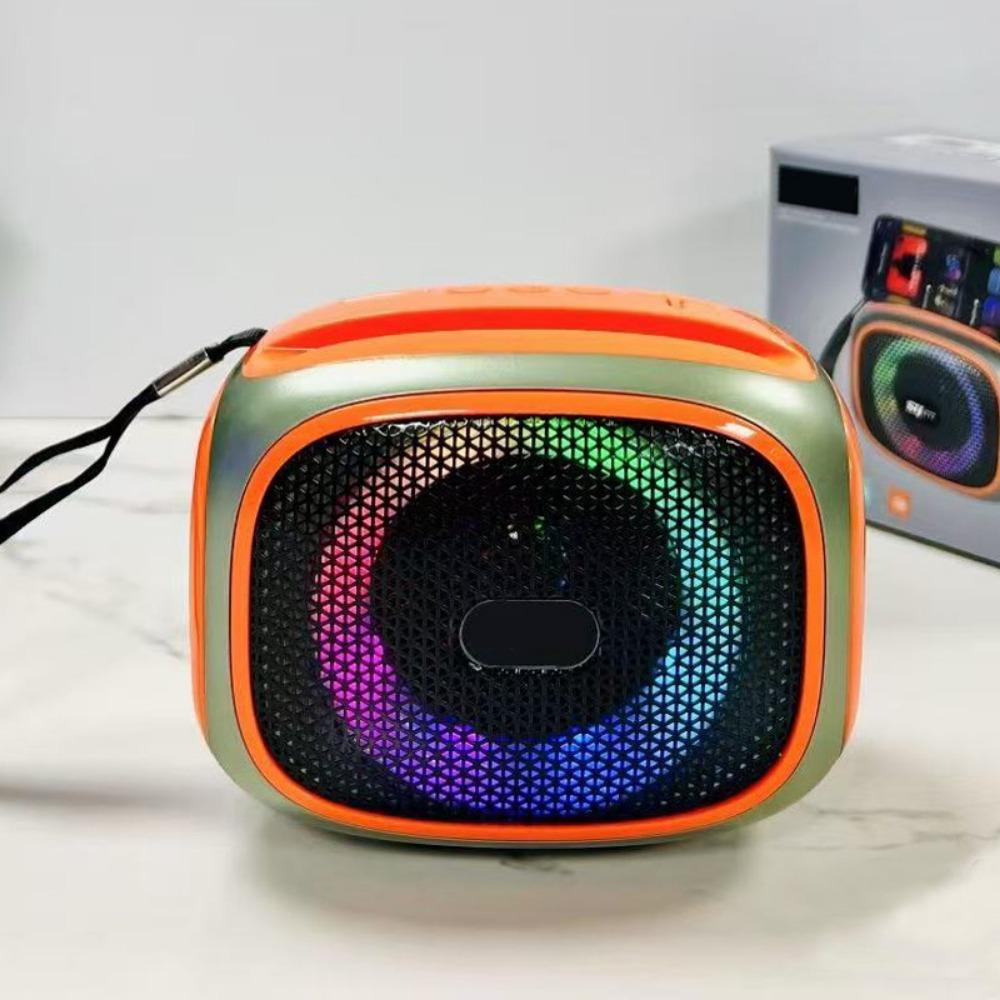 with Bass Wireless Phone Stand RGB Bluetooth Speaker Outdoor Computer Mobile Movies Speaker