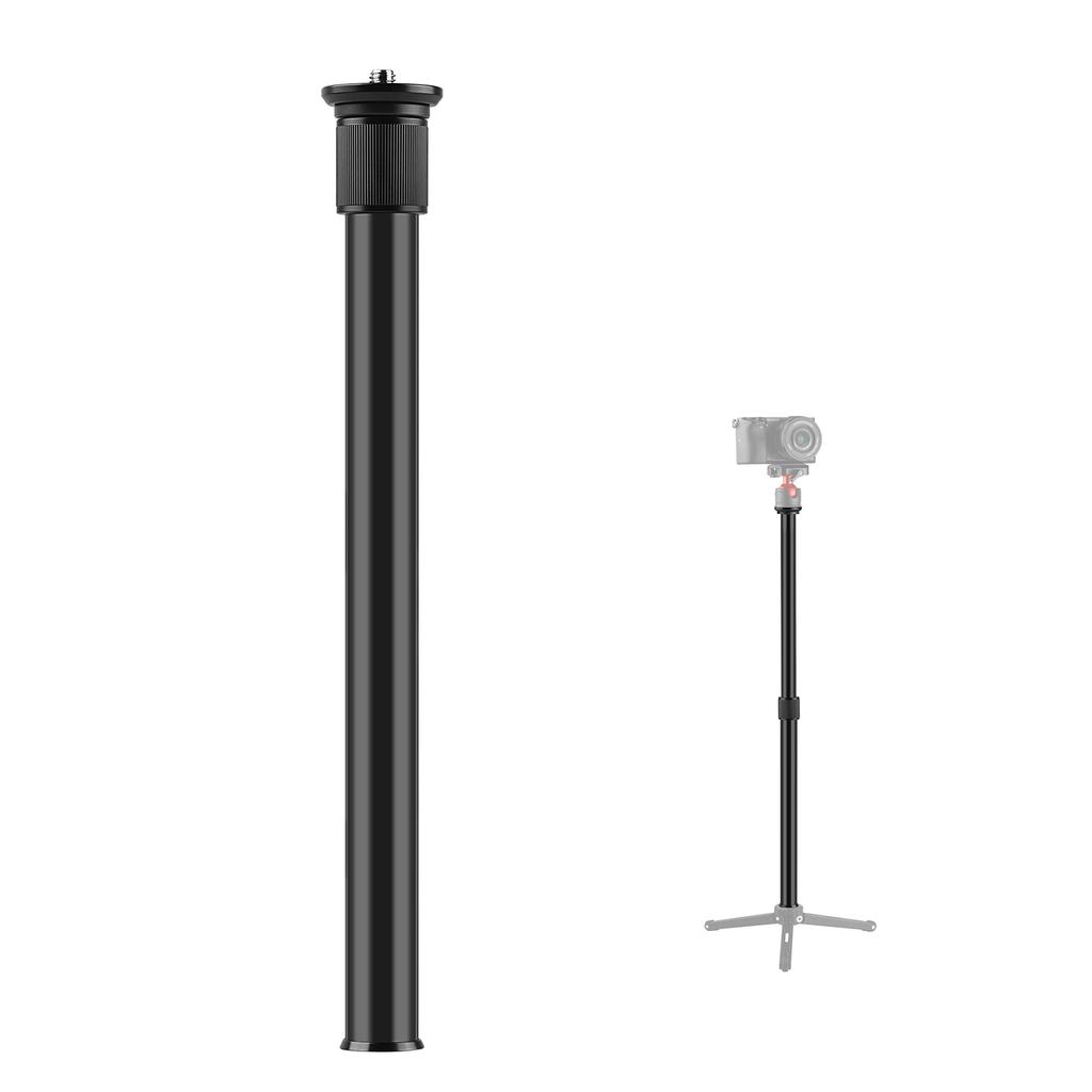 Adjustable Tripod Extension Rod Photography Extension Pole with 1/4 Inch Screw Adjustable Length