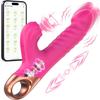 3 in 1 Clitoris Sucking Retractable Stimulator APP Vibrator Dildo Vaginal G-spot Powerful Vibration Massager Adult Female Toy