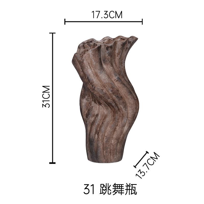 Ретро новая китайская керамическая ваза украшения украшения фарфоровая ваза с цветочной композицией и гидропоникой в крыльце тумба под телевизор