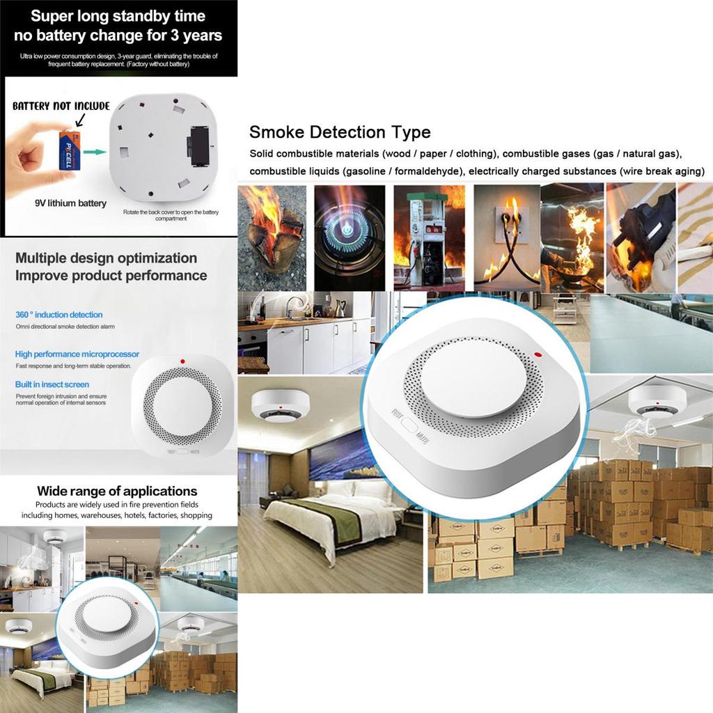 Беспроводной датчик дыма для дома и коммерческого использования