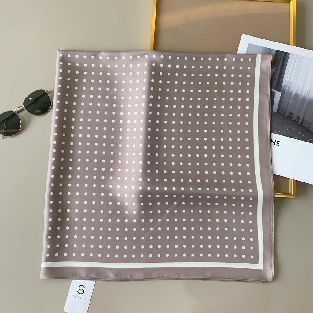 90CM Four Seasons Square Large Square Scarf Luxury Decorative Shirt Professional Headscarf Hairband Sunscreen Headscarf