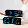 Date Week Large Digital Clock Brightness Adjustment Dual Alarms Alarm Clock Bedside Table