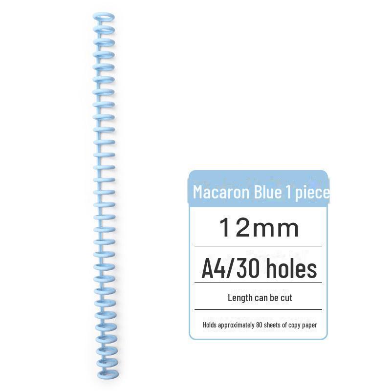 Цветная папка-регистратор Macaron с ножницами, формат B5, 26/30 отверстий, легко открывается и закрывается.