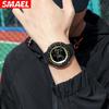 SMAEL Мужские часы, цифровые 50 м, водонепроницаемые спортивные наручные часы, секундомер, будильник, мужские часы с автоматической датой 1925, военные цифровые часы