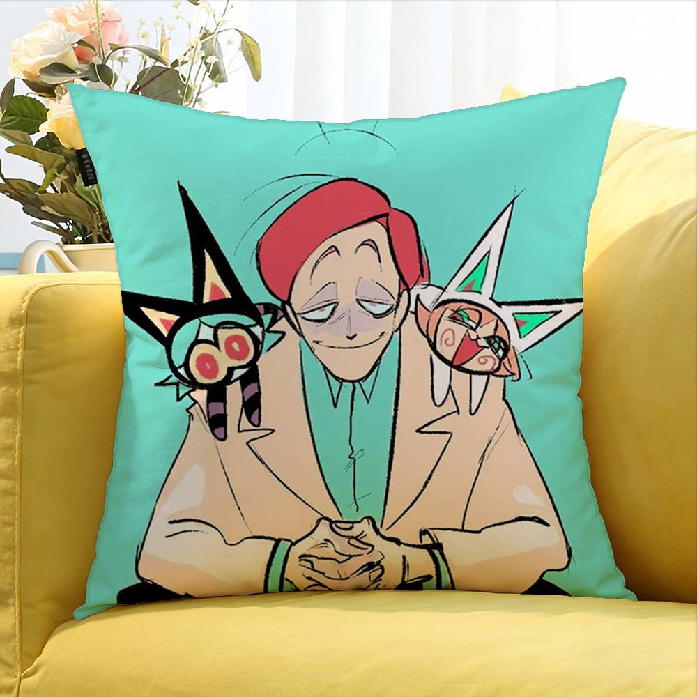 Buttercup Strawberry Psycho Cuties Various Sizes Square Pillow Case For Car Home Bedchamber Decor