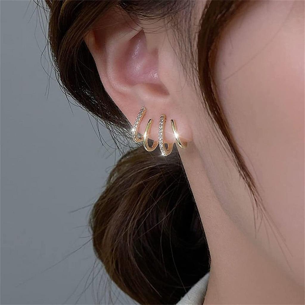 Zircon Irregular Earrings