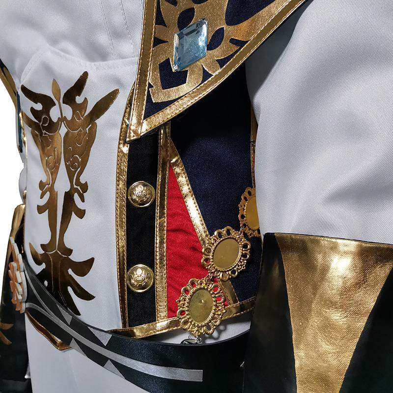 Игра Косплей Костюм Жан Gunnhildr Aldult Женщина Топ Брюки Плащ Головной Убор Парик Хэллоуин Рейв Вечеринка Аниме Костюм