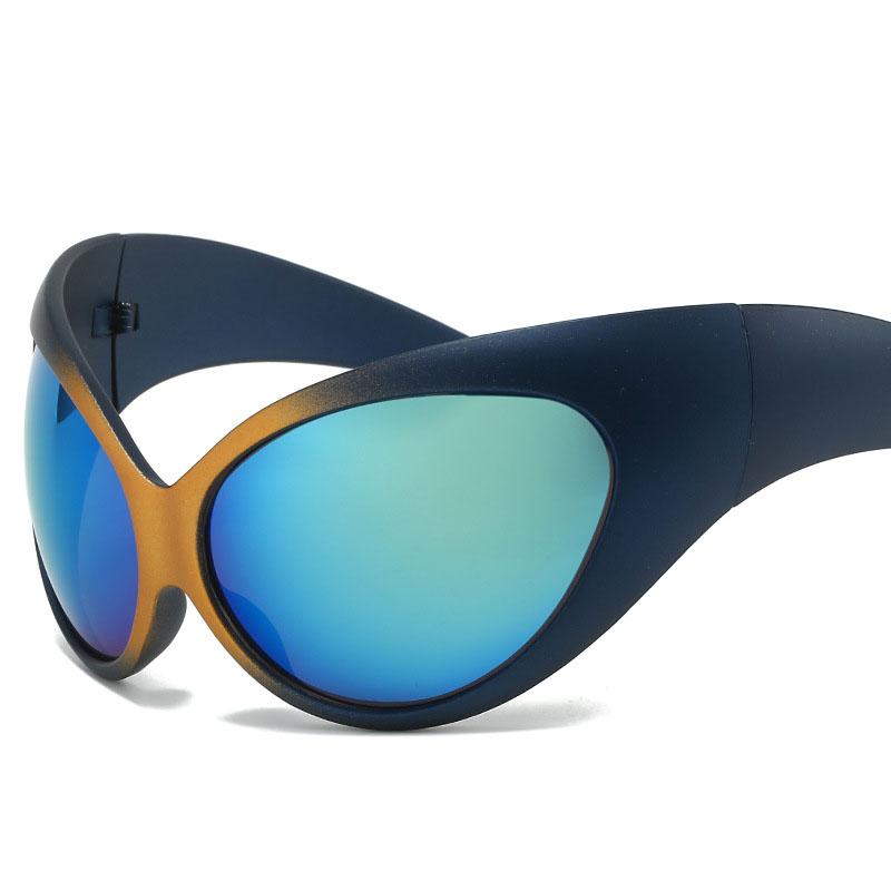 Солнцезащитные очки в космическом стиле, дизайнерские, мужские, женские, в форме маски, для рыбалки, велоспорта, солнцезащитные очки, мужские, женские, панк, Y2K, солнцезащитные очки, мужские, женские