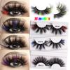 8D Цветные норковые накладные ресницы Натуральные послушные густые ресницы