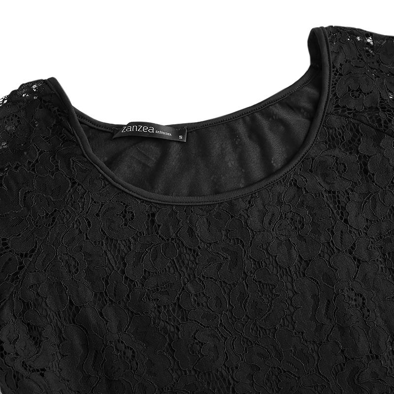 ZANZEA Women Off Shoulder Half Sleeve Lace Party Maxi Beach Dress Sundress