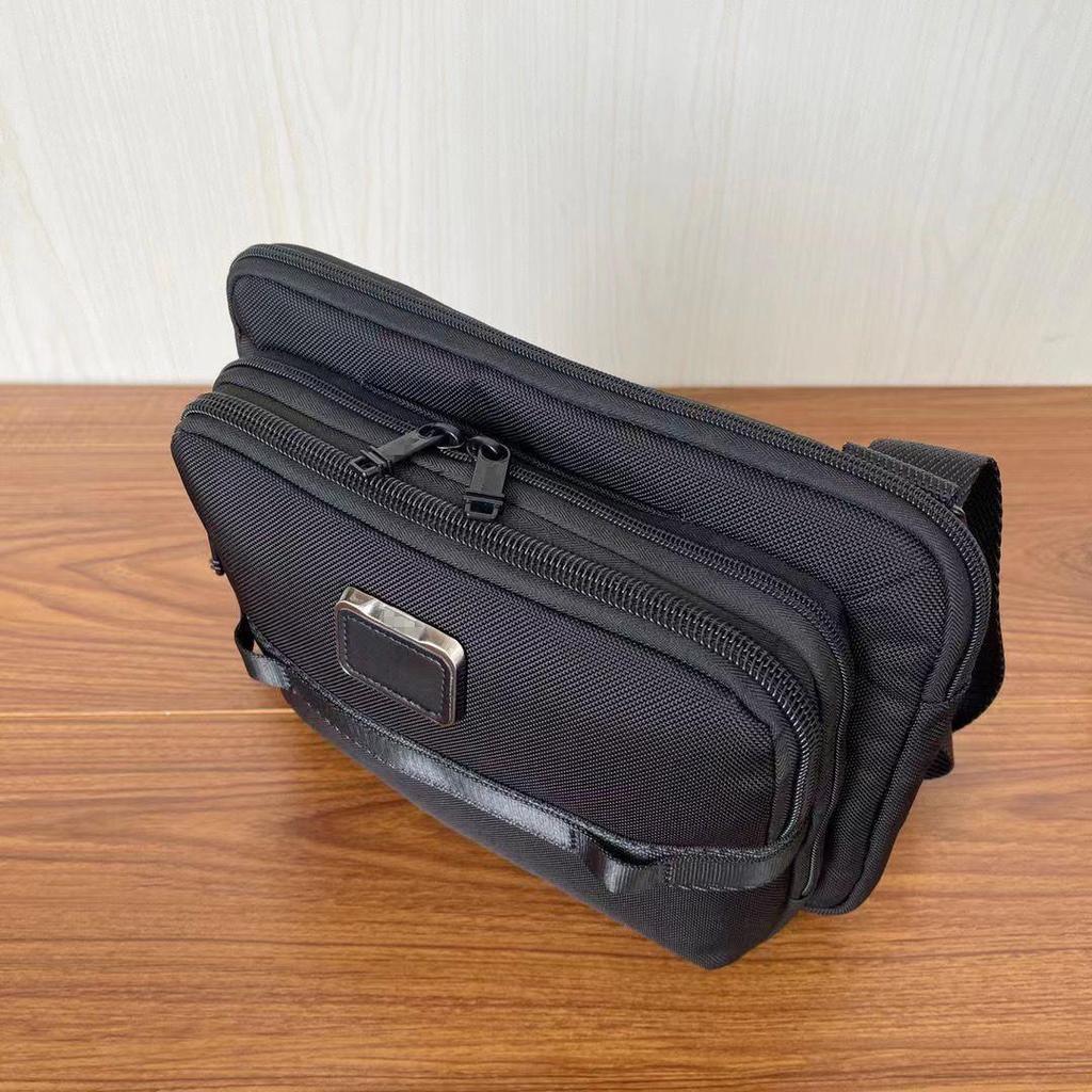 Мужская горизонтальная квадратная сумка-мессенджер из баллистического нейлона