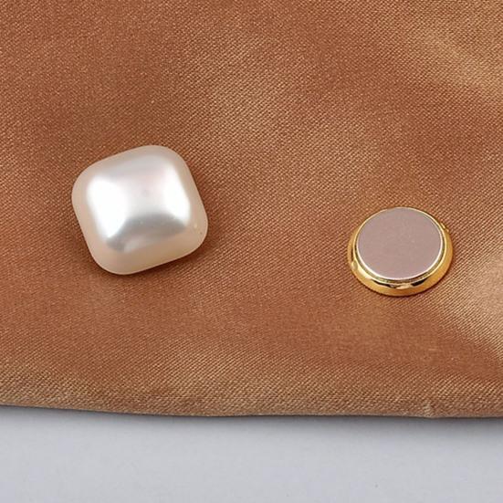 Брошь на булавке в форме сердца, магнитная женская искусственная жемчужина, без следов, зажим для шарфа, декор для одежды