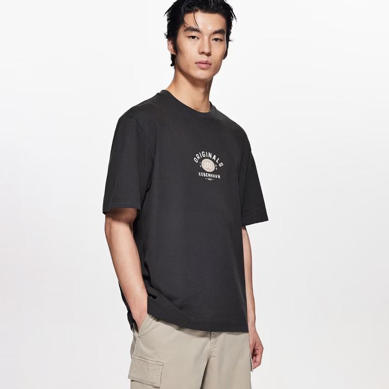 Мужская футболка Jack & Jones с вышивкой, свободного кроя, с коротким рукавом