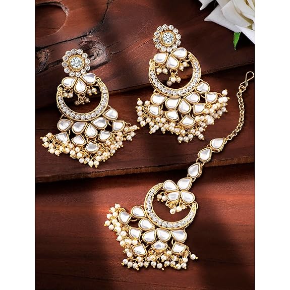 Кундан Традиционный Этнический Набор Украшений Подарок для Женщин