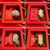 Shuibei Gold 999 Lucky Cat & Wealth God Phone Sticker – Creative Pure Gold Traffic Charm