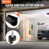 Garage Door Threshold and Bottom Seals Kit, 10 FT U Shape+O Ring Universal Garage Door Bottom Seal Weatherstrip PVC, Combine with Weatherproof Garage